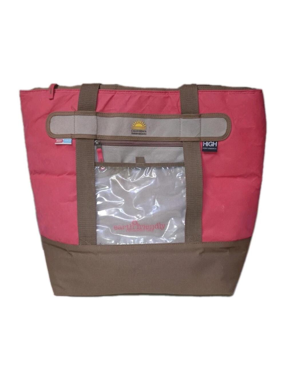 Hot/Cold Carry bag Zip California Innovations Earth Friendly Reusable Leak proof